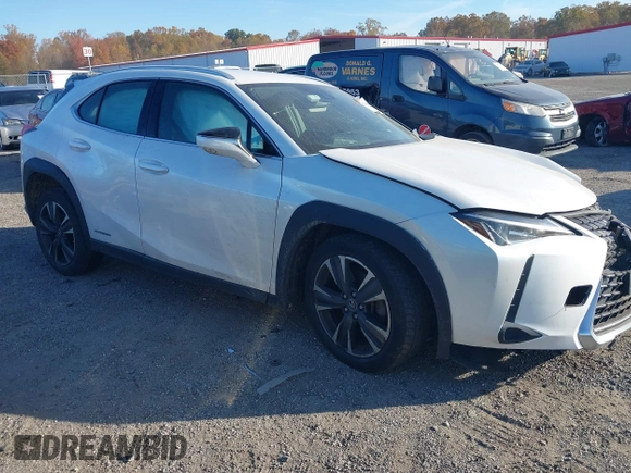 2019 Lexus UX 250h with VIN JTHU9JBH8K2004190, listed as a IAAI auction lot 40701904 with 76,805 mi miles and . Bid and sale history available at DreamBid. Image 1.