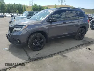 2021 Honda Passport Elite with VIN 5FNYF8H00MB039330, listed as a Copart auction lot 64429825 with 39,747 mi miles and Salvage title. Bid and sale history available at DreamBid. Image 1.