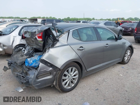 2015 Kia Optima EX with VIN 5XXGN4A70FG442402, listed as a IAAI auction lot 42260968 with 94,512 mi miles and . Bid and sale history available at DreamBid. Image 4.