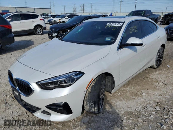 2020 BMW 2 Series 228i xDrive with VIN WBA73AK05L7F72203, listed as a Copart auction lot 65248272 with 27,138 mi miles. Bid and sale history available at carsss.com. Image 2.