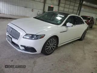 2017 Lincoln Continental Select with VIN 1LN6L9SK4H5606125, listed as a Copart auction lot 51440175 with 135,425 mi miles and Salvage Title. Bid and sale history available at carsss.com. Image 1.
