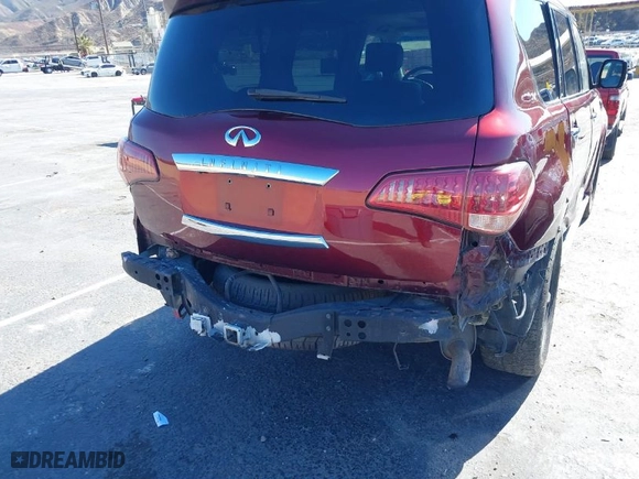 2011 Infiniti QX56 8-passenger with VIN JN8AZ2NCXB9301158, listed as a IAAI auction lot 41557465 with NaN miles. Bid and sale history available at carsss.com. Image 17.