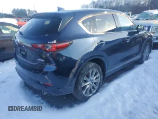 2025 Mazda CX-5 2.5 S Premium Plus Package with VIN JM3KFBEM3S0549118, listed as a Copart auction lot 43391455 with 3,141 mi miles and Salvage Title. Bid and sale history available at carsss.com. Image 3.