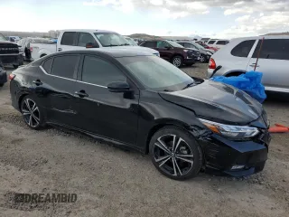 2021 Nissan Sentra SR with VIN 3N1AB8DV2MY277217, listed as a Copart auction lot 51702815 with 48,758 mi miles and Salvage Title. Bid and sale history available at DreamBid. Image 4.