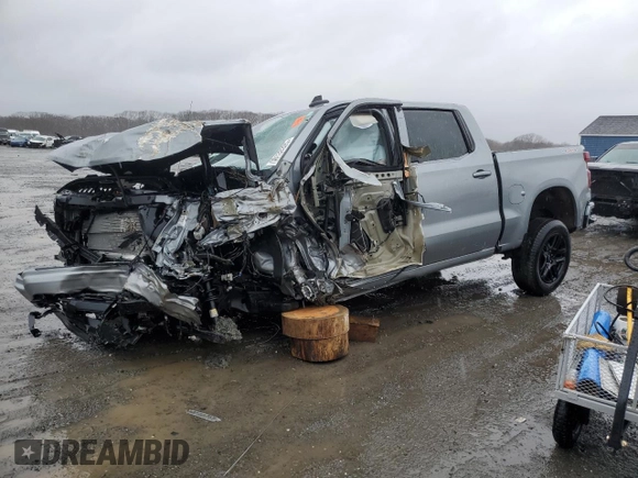 2023 Chevrolet Silverado 1500 RST with VIN 1GCUDEE8XPZ269162, listed as a Copart auction lot 50133325 with Not Provided miles and Salvage Title. Bid and sale history available at DreamBid. Image 1.