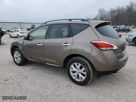 2014 Nissan Murano SV with VIN JN8AZ1MU7EW410333, listed as a Copart auction lot 44053205 with 113,868 mi miles and Salvage Title. Bid and sale history available at carsss.com. Image 2.