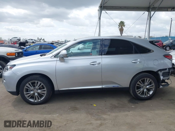 2013 Lexus RX 450h with VIN JTJZB1BAXD2409160, listed as a IAAI auction lot 41916721 with 62,599 mi miles and . Bid and sale history available at DreamBid. Image 15.