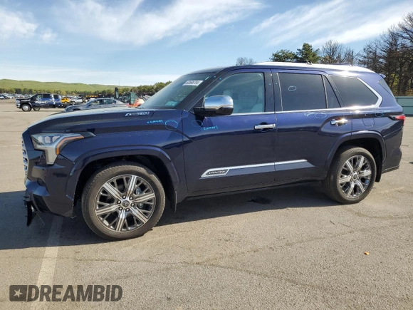2023 Toyota Sequoia SR5 with VIN 7SVAAABA1PX005275, listed as a Copart auction lot 52698704 with 29,307 mi miles and Non Repairable. Bid and sale history available at carsss.com. Image 1.