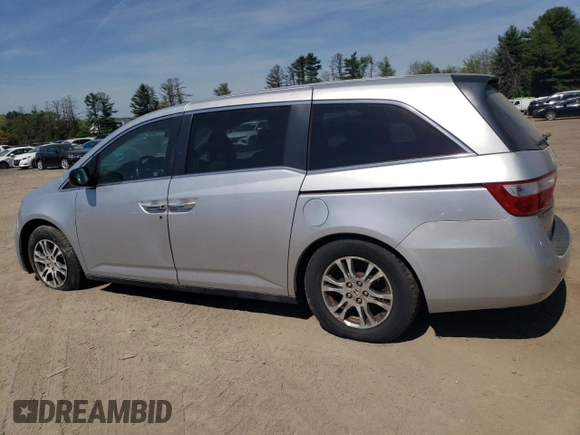 2011 Honda Odyssey EX with VIN 5FNRL5H4XBB074100, listed as a Copart auction lot 55205865 with Not Provided miles and Non Repairable. Bid and sale history available at carsss.com. Image 2.