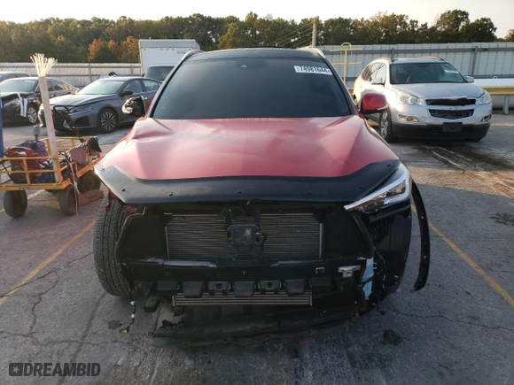 2023 Infiniti QX50 SENSORY with VIN 3PCAJ5EB4PF110411, listed as a Copart auction lot 74981644 with 16,356 mi miles and Salvage Title. Bid and sale history available at carsss.com. Image 5.