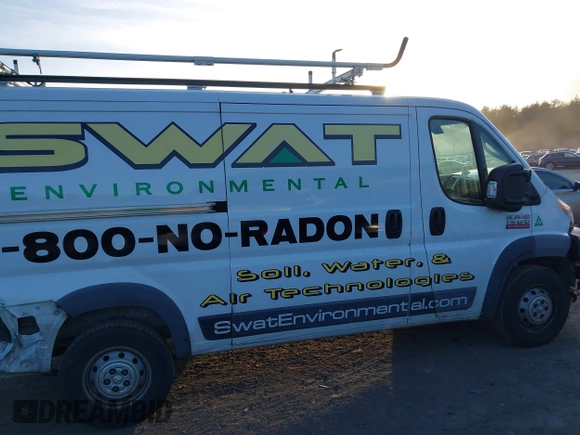 2018 Ram ProMaster Cargo with VIN 3C6TRVAG7JE107042, listed as a IAAI auction lot 40856879 with 250,956 mi miles and . Bid and sale history available at DreamBid. Image 13.