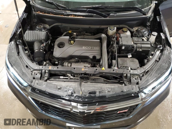 2022 Chevrolet Equinox RS with VIN 3GNAXWEV5NS186231, listed as a Copart auction lot 55881605 with 21,840 mi miles and Salvage title. Bid and sale history available at DreamBid. Image 12.