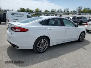 2018 Ford Fusion Titanium with VIN 3FA6P0D92JR138709, listed as a Copart auction lot 52017725 with 86,495 mi miles and Clean title. Bid and sale history available at DreamBid. Image 3.