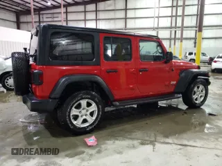 2019 Jeep Wrangler Unlimited Sport S with VIN 1C4HJXDN3KW683245, listed as a Copart auction lot 45749265 with 44,152 mi miles and Salvage Title. Bid and sale history available at carsss.com. Image 3.