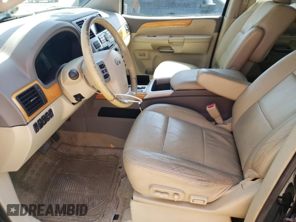 2009 Infiniti QX56 with VIN 5N3AA08C99N904254, listed as a Copart auction lot 53870745 with 142,972 mi miles and Clean Title. Bid and sale history available at carsss.com. Image 7.