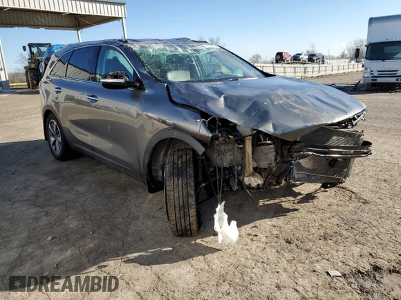 2019 Kia Sorento EX Sport V6 with VIN 5XYPH4A50KG456666, listed as a Copart auction lot 46849815 with 0 mi miles and Salvage Title. Bid and sale history available at carsss.com. Image 4.
