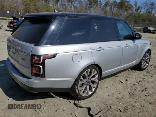 2018 Land Rover Range Rover HSE z VIN SALGS2SV2JA395199, wystawiony jako Copart lot #46659895 z przebiegiem 135 665 mil mil oraz Czysty tytuł • Clean title. Historia ofert i sprzedaży dostępna na DreamBid. Obrazek 3.