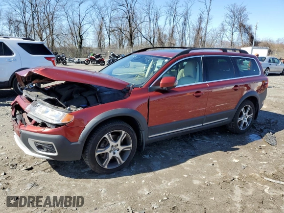 2012 Volvo XC70 T6 with VIN YV4902BZ9C1121250, listed as a Copart auction lot 48674635 with 170,513 mi miles and Salvage Title. Bid and sale history available at DreamBid. Image 1.