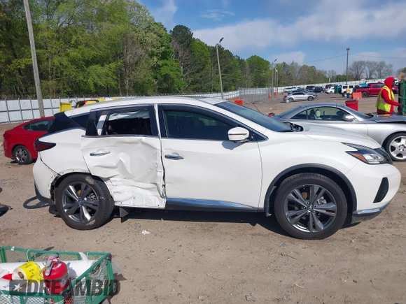 2019 Nissan Murano S with VIN 5N1AZ2MJ8KN157155, listed as a IAAI auction lot 41996639 with 76,265 mi miles and . Bid and sale history available at DreamBid. Image 13.