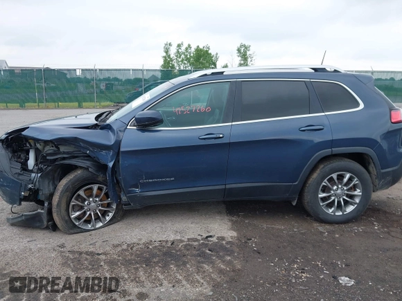 2019 Jeep Cherokee Latitude Plus with VIN 1C4PJMLB1KD465110, listed as a IAAI auction lot 42527260 with 32,579 mi miles and . Bid and sale history available at DreamBid. Image 14.