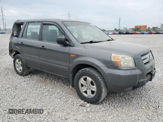2007 Honda Pilot LX z VIN 2HKYF18197H540268, wystawiony jako Copart lot #59810015 z przebiegiem 201 916 mil mil oraz Szkoda całkowita • Salvage title. Historia ofert i sprzedaży dostępna na DreamBid. Obrazek 4.