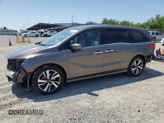 2019 Honda Odyssey Elite с VIN 5FNRL6H9XKB060537, выставлен на аукционе Copart как лот 60093305 с пробегом 58 446 миль миль и Списание • Salvage title. История ставок и продаж доступна на DreamBid. Изображение 1.