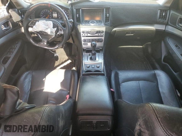 2013 Infiniti G37 x z VIN JN1CV6AR2DM760026, wystawiony jako Copart lot #56055755 z przebiegiem 138 153 mil mil oraz Szkoda całkowita • Salvage title. Historia ofert i sprzedaży dostępna na DreamBid. Obrazek 8.