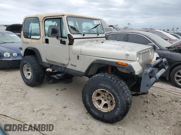 1995 Jeep Wrangler with VIN 1J4FY29S6SP310046, listed as a Copart auction lot 75213564 with 147,111 mi miles and Non Repairable. Bid and sale history available at carsss.com. Image 4.