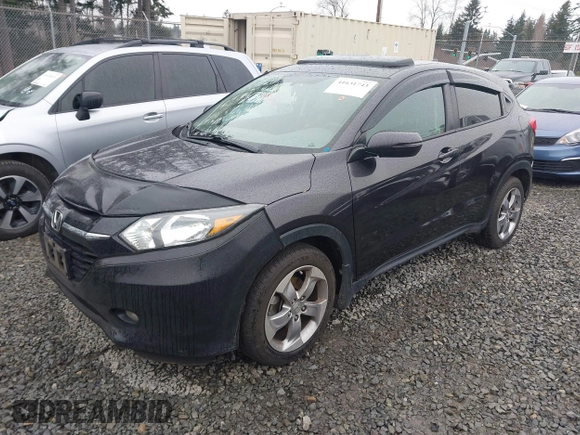 2016 Honda HR-V EX with VIN 3CZRU6H51GM762897, listed as a IAAI auction lot 41631743 with 55,940 mi miles. Bid and sale history available at carsss.com. Image 18.