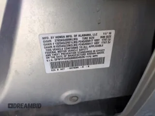 2011 Honda Pilot EX-L with VIN 5FNYF4H56BB054626, listed as a Copart auction lot 50775765 with 191,150 mi miles and Salvage Title. Bid and sale history available at carsss.com. Image 13.