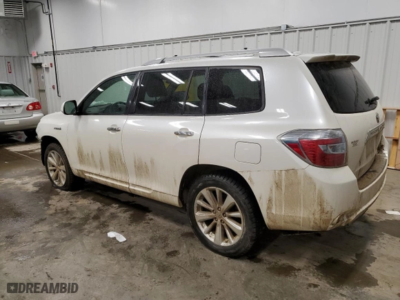 2010 Toyota Highlander Hybrid Limited w/3rd Row with VIN JTEJW3EH8A2041111, listed as a Copart auction lot 47723195 with 231,080 mi miles and Salvage Title. Bid and sale history available at carsss.com. Image 2.