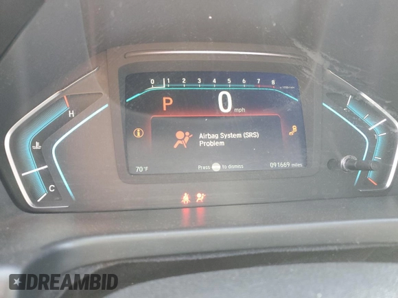 2018 Honda Odyssey EX-L z VIN 5FNRL6H71JB016424, wystawiony jako Copart lot #53859505 z przebiegiem 91 669 mil mil oraz Szkoda całkowita • Salvage title. Historia ofert i sprzedaży dostępna na DreamBid. Obrazek 9.