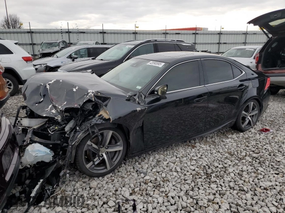 2017 Lexus IS 300 z VIN JTHCM1D2XH5020661, wystawiony jako Copart lot #43390995 z przebiegiem 16 995 mil mil oraz Szkoda całkowita • Salvage title. Historia ofert i sprzedaży dostępna na DreamBid. Obrazek 1.