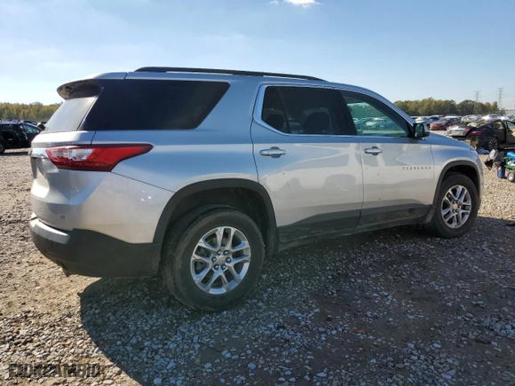 2021 Chevrolet Traverse LT Cloth with VIN 1GNEVGKW7MJ235021, listed as a Copart auction lot 79947374 with 42,186 mi miles and Salvage Title. Bid and sale history available at carsss.com. Image 3.