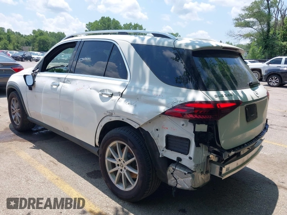 2024 Mercedes-Benz GLE 350 with VIN 4JGFB4FE3RB009514, listed as a IAAI auction lot 42533348 with 39,920 mi miles and . Bid and sale history available at DreamBid. Image 3.