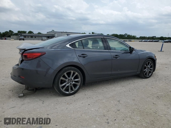 2016 Mazda 6 i Grand Touring с VIN JM1GJ1W50G1477892, выставлен на аукционе Copart как лот 55362525 с пробегом 80 806 миль миль и Списание • Salvage title. История ставок и продаж доступна на DreamBid. Изображение 3.