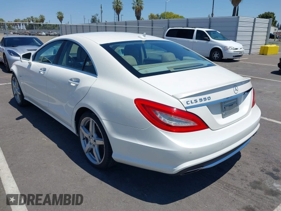 2012 Mercedes-Benz CLS 550 with VIN WDDLJ7DB0CA048424, listed as a IAAI auction lot 42587502 with 152,671 mi miles and . Bid and sale history available at DreamBid. Image 3.