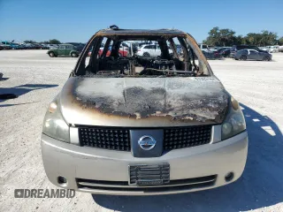 2006 Nissan Quest S Special Edition with VIN 5N1BV28U66N120471, listed as a Copart auction lot 83303184 with 0 mi miles and Non Repairable. Bid and sale history available at carsss.com. Image 5.