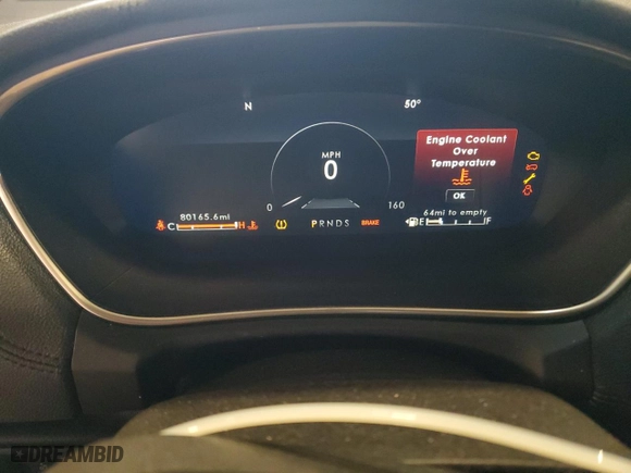 2019 Lincoln Nautilus Reserve with VIN 2LMPJ8L98KBL47906, listed as a Copart auction lot 47040715 with 80,165 mi miles and Salvage Title. Bid and sale history available at carsss.com. Image 9.