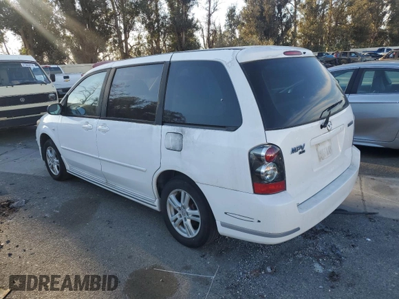 2006 Mazda MPV LX with VIN JM3LW28AX60557390, listed as a Copart auction lot 85831534 with 123,761 mi miles and Clean Title. Bid and sale history available at carsss.com. Image 2.