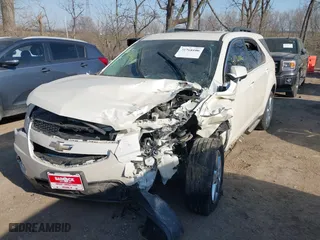 2012 Chevrolet Equinox LT w/2LT with VIN 2GNALPEK6C1290484, listed as a IAAI auction lot 41768106 with 1 mi miles. Bid and sale history available at carsss.com. Image 2.