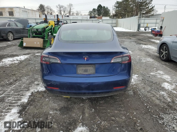 2020 Tesla Model 3 Standard Range Plus with VIN 5YJ3E1EA5LF625456, listed as a Copart auction lot 80926294 with 118,358 mi miles and Salvage Title. Bid and sale history available at DreamBid. Image 6.