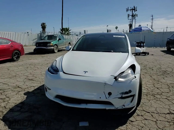 2021 Tesla Model Y Long Range with VIN 5YJYGDEEXMF146617, listed as a Copart auction lot 49347125 with 98,084 mi miles and Salvage Title. Bid and sale history available at DreamBid. Image 11.