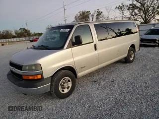 2005 Chevrolet Express Passenger with VIN 1GAHG39U151140820, listed as a Copart auction lot 83082614 with 252,464 mi miles and Clean title. Bid and sale history available at DreamBid. Image 1.