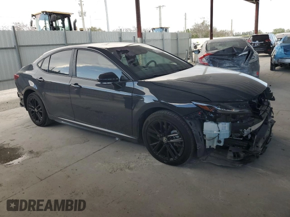 2025 Toyota Camry LE with VIN 4T1DAACK5SU539660, listed as a Copart auction lot 51178255 with 9,553 mi miles and Salvage Title. Bid and sale history available at carsss.com. Image 4.