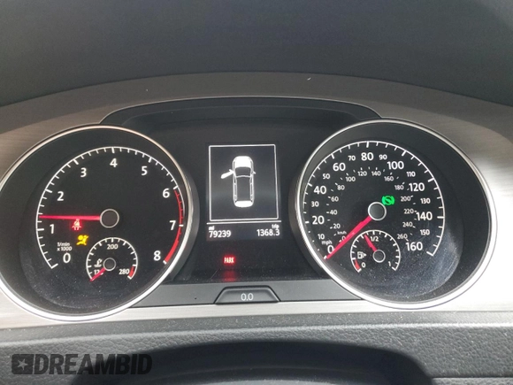 2015 Volkswagen Golf SportWagen TSI S with VIN 3VWC17AU6FM501644, listed as a Copart auction lot 52581005 with 79,239 mi miles and Salvage Title. Bid and sale history available at carsss.com. Image 9.