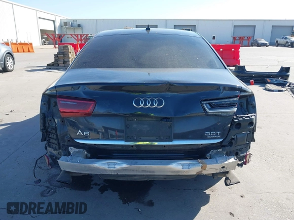 2016 Audi A6 3.0T Premium Plus with VIN WAUFGAFC0GN093898, listed as a IAAI auction lot 41844371 with 71,189 mi miles. Bid and sale history available at carsss.com. Image 17.