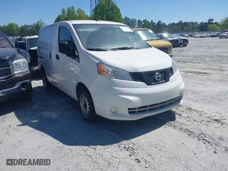 2021 Nissan NV200 Compact Cargo SV with VIN 3N6CM0KN8MK699187, listed as a IAAI auction lot 41919874 with 140,366 mi miles. Bid and sale history available at carsss.com. Image 1.