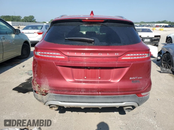 2017 Lincoln MKC Select with VIN 5LMCJ2D99HUL45913, listed as a Copart auction lot 60202805 with 119,658 mi miles and Salvage title. Bid and sale history available at DreamBid. Image 6.
