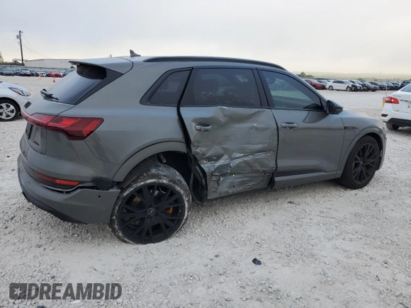 2023 Audi e-tron Chronos with VIN WA1VABGEXPB011919, listed as a Copart auction lot 50813874 with 23,492 mi miles and . Bid and sale history available at DreamBid. Image 3.